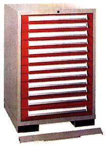 Forklift Base for a Modular Drawer Cabinet