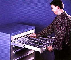 Full Extension Drawer Example of a  Modular Drawer Cabinet